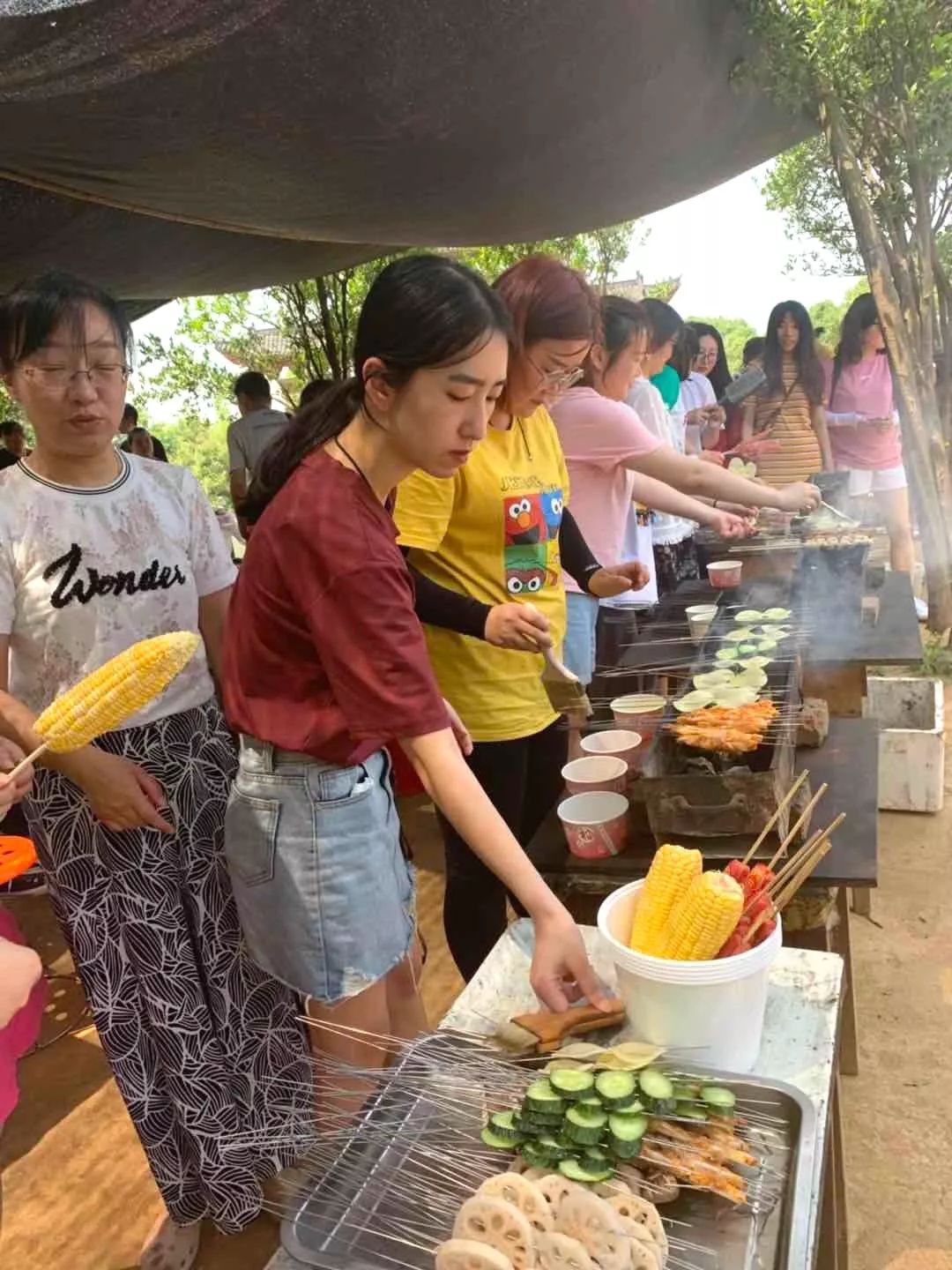 凯时K66团建 | 打卡后官湖湿地公园，顶住高温出来烧烤的都是真爱呀~