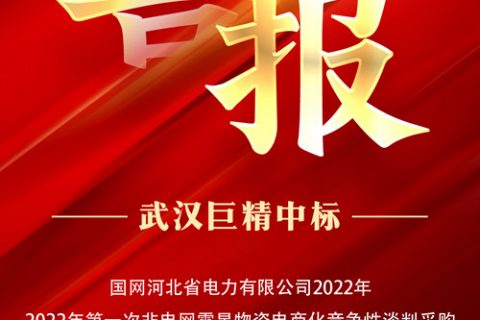 热烈祝贺凯时K66中标国网河北省电力有限公司2022年第一次非电网零星物资电商化竞争性谈判采购