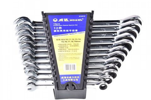 威达 W07250 WD棘轮两用扳手组套（新）(8-19mm)